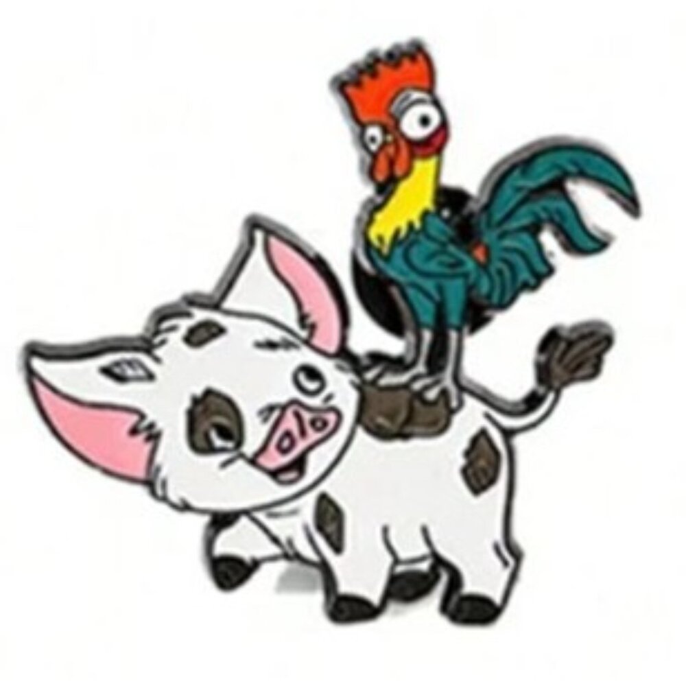 DISNEYโS Muana โPua & Heiheiโ Trading Pin (BRAND-NEW!)โ